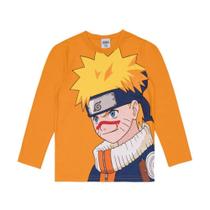 Brandili Camiseta Malha Naruto Laranja