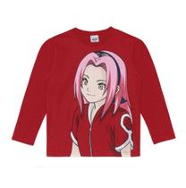 Brandili Camiseta Manga Longa Naruto