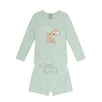 Brandili Mundi Conjunto Blusa e Shorts Azul