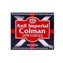 Branqueador Cubos Para Lavadeiras Anil Imperial Colman 10 Unidades Anil Imperial