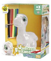 Braqueossauro Para Pintar Jurassic Friends 0911 - Samba Toys Braqueossauro Para Pintar Jurassic Friends 0911 - Samba Toys