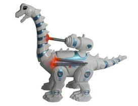 Braquiossauro Dino Robo Lançador De Dardos C/Som E Luz.