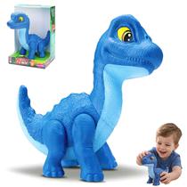 Braquiossauro Dinossauro Vinil Boneco Atoxico Menino Azul