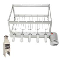 Brasa Grill Premium Gira 5 Espetos 65cm