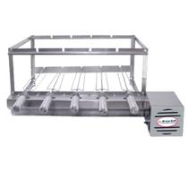 Brasa Grill Tradicional Gira 5 Espetos Churrasqueira Elétrica Giratória Bi Volts Brasa Grill Tradicional Gira 5 Espetos Churrasqueira Elétrica Giratória Bi Volts