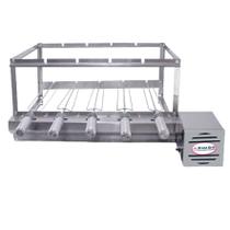 Brasa Grill Tradicional Gira 5 Espetos Churrasqueira Elétrica Giratória Bi Volts Brasa Grill Tradicional Gira 5 Espetos Churrasqueira Elétrica Giratória Bi Volts