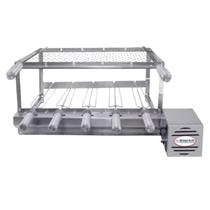 Brasa Grill Tradicional Gira 5 Espetos Churrasqueira Giratória + 1 Grelha Moeda 50x40 Brasa Grill Tradicional Gira 5 Espetos Churrasqueira Giratória + 1 Grelha Moeda 50x40