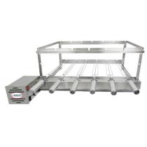 Brasa Grill Tradicional Gira 6 Espetos Churrasqueira Giratória Bi Volts Brasa Grill Tradicional Gira 6 Espetos Churrasqueira Giratória Bi Volts