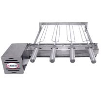 Brasa Grill Único Andar Gira 4 Espetos Churrasqueira Elétrica Giratória Bi Volts Brasa Grill Único Andar Gira 4 Espetos Churrasqueira Elétrica Giratória Bi Volts