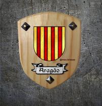 Brasão da família Aragão ( feito na madeira )