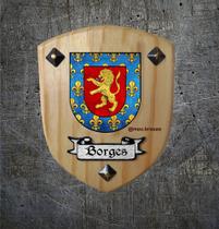 Brasão da Família Borges ( feito na madeira ) Brasão da Família Borges ( feito na madeira )