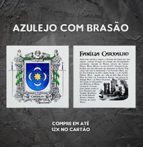Brasão da família Carvalho ( no azulejo ) Brasão da família Carvalho ( no azulejo )