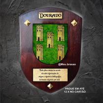 Brasão da família Dourado ( feito na madeira ) Brasão da família Dourado ( feito na madeira )