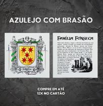 Brasão da família Fonseca ( queimado no azulejo )