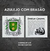 Brasão da família GASPAR no azulejo - @meu.brasao