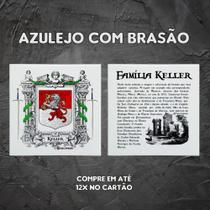 Brasão da família KELLER no azulejo Brasão da família KELLER no azulejo