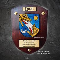 Brasão da família Lage ( feito na madeira ) Brasão da família Lage ( feito na madeira )