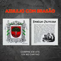 Brasão da família OLIVEIRA no azulejo Brasão da família OLIVEIRA no azulejo