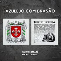 Brasão da família Pereira no azulejo