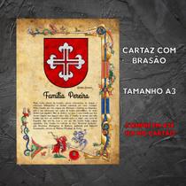 Brasão da família Pereira ( no cartaz tamanho A3 )
