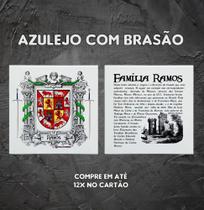 Brasão da família Ramos ( no azulejo )