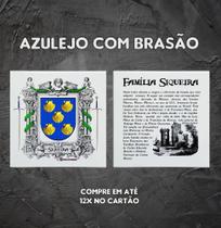 Brasão da família Siqueira ( feito na madeira )