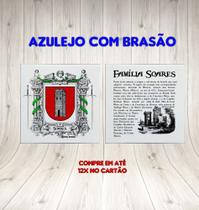 Brasão da família Soares ( no azulejo ) Brasão da família Soares ( no azulejo )