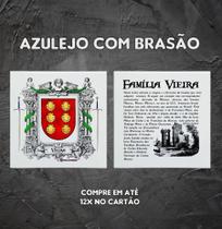Brasão da família Vieira no Azulejo Brasão da família Vieira no Azulejo