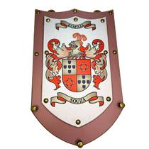 Brasão de Família Souza de madeira personalizado sobrenome