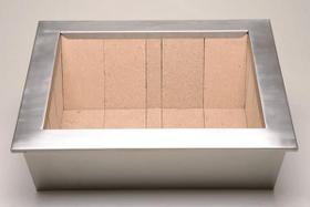 Braseiro cooktop 62x52cm - inox 430 selmetal