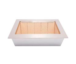 Braseiro cooktop inox 304 camada dupla - 80x40 - s. grill