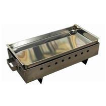 Braseiro De Mesa Para Churrasco Em Aço Inox 430 Braseiro De Mesa Para Churrasco Em Aço Inox 430