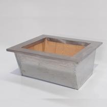 Braseiro Inox Tijolo Refratário 42x34 Churrasqueira Carvão