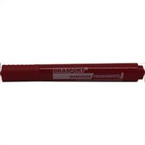 Brasfort Caneta P/Marcacao Gros.Verm 7856 - Kit C/12 Pc Brasfort Caneta P/Marcacao Gros.Verm 7856 - Kit C/12 Pc