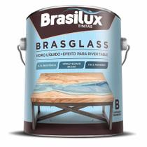 Brasglass Cristal Kit Base 3,6+1 Endurecedor 900 Vidro Líquido