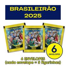 Brasileirão 2025 - Kit Com 06 Envelopes Brasileirão 2025 - Kit Com 06 Envelopes