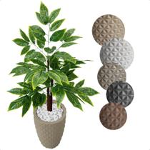 Brasileirinho Planta Artificial com Vaso Decorativo