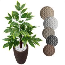 Brasileirinho Planta Artificial com Vaso Decorativo