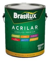 Brasilux Acrilar Acrilico Fosco Premium Branco Neve 3,24l