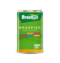 Brasilux braspiso tinta premium para piso fosco cinza escuro 18 litros