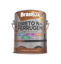 BRASILUX ESMALTE SECAGEM RAPIDA - DIRETO NA FERRUGEM 3,6L COR:Marfim