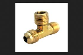 Brass Branch Tee JMF 1/2" de diâmetro Flare to Flare to MPT Brass Branch Tee JMF 1/2" de diâmetro Flare to Flare to MPT