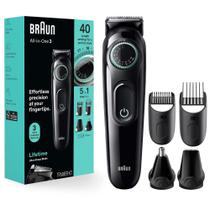 Braun Style serie 3 Kit Aparador Elétrico de Barba e Cabelo 5 in 1 Sem Fio