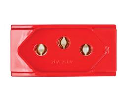 Brava Módulo Tomada 20a Vermelho - Iriel