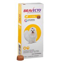 Bravecto 2 a 4,5kg Tratamento Antipulgas Carrapatos Tablete Mastigável 112,5mg Cães MSD Saúde Animal