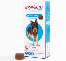 Bravecto 20 a 40 kg comprimido mastigavel para cães - MSD