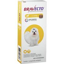 Bravecto Amarelo para Cães de 2 a 4,5Kg 1 comprimido - MSD