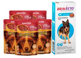 Bravecto Antipulgas Caes 20 A 40kg + Sache Special Dog