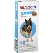 Bravecto Antipulgas E Carrapatos Para Cães Cachorros de 20 a 40 Kg Comprimido Elimina Pulgas