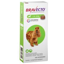 Bravecto Antipulgas e Carrapatos para Cães de 10kg a 20kg - MSD